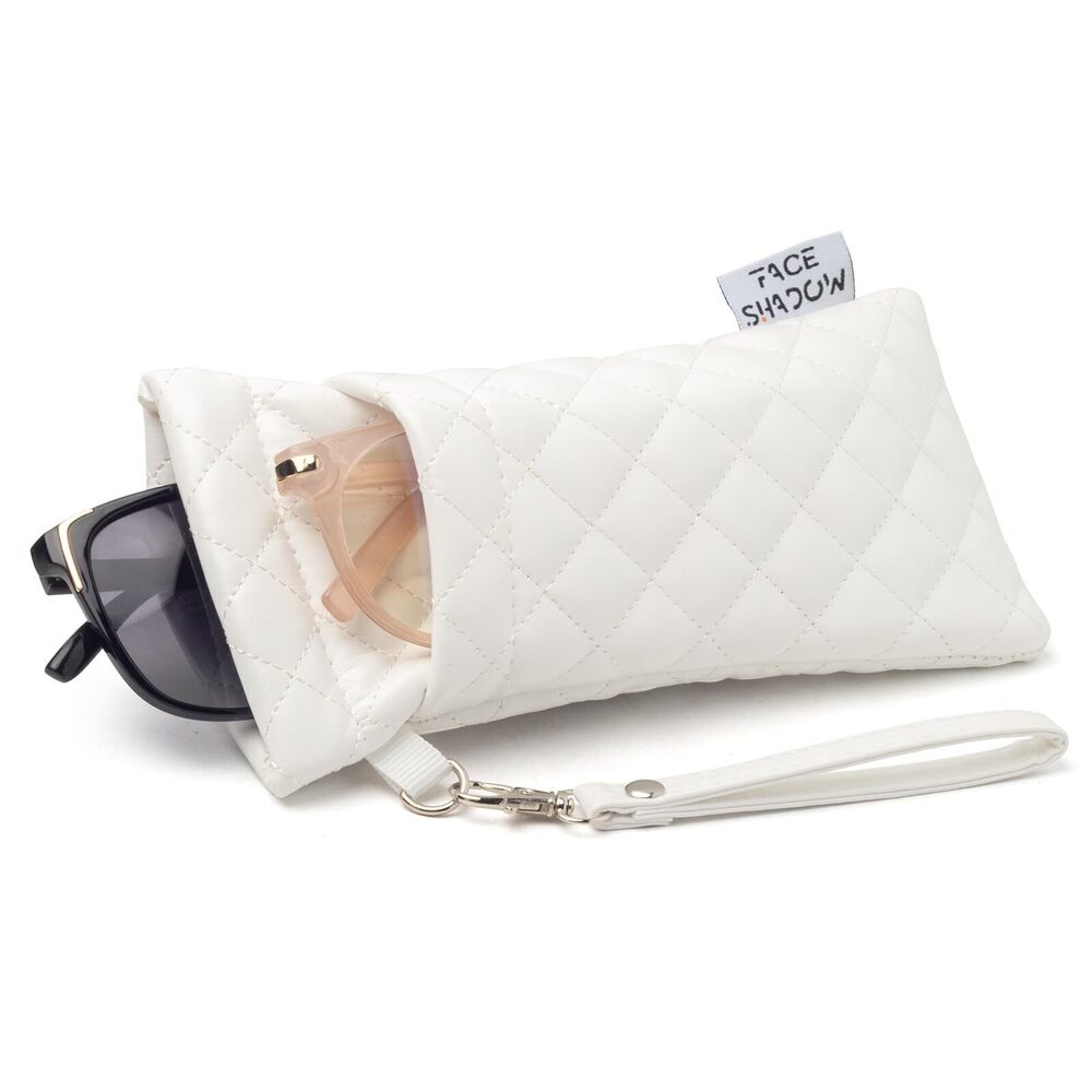2148 Double Glasses Case Soft Eyeglass Case Squeeze Top Sunglasses Case